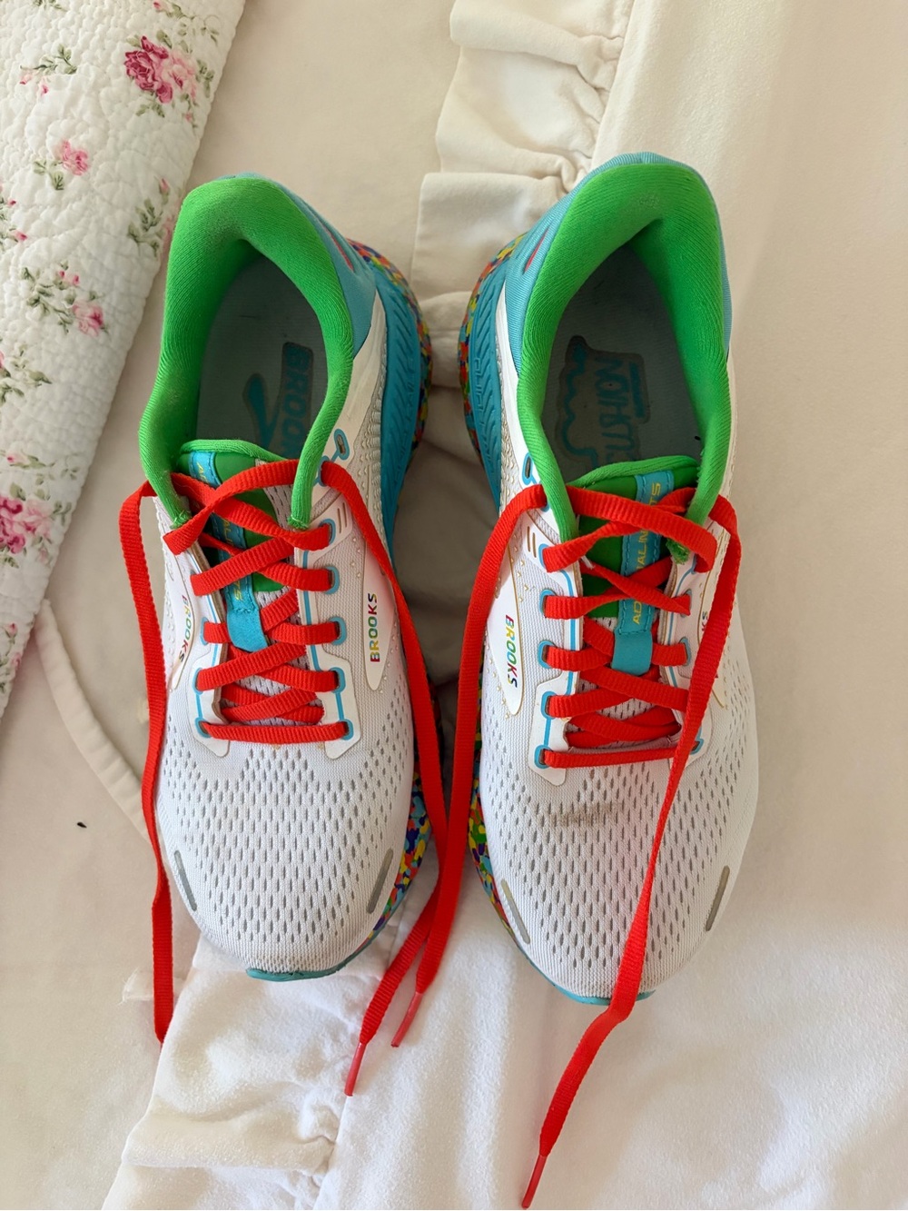 Brooks Cereal Colab Sneakers with Green Lining & Orange Laces